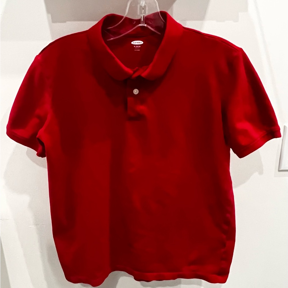 Old Navy Bright Red Kids Polo Shirt